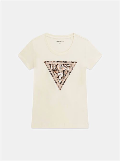 T-shirt con logo triangolare GUESS | W6RI32J1314/G047